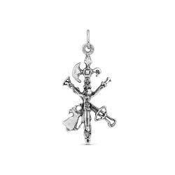 Silver pendant Christ of the Legion 37 x 20 mm