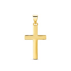 24 x 10 mm silver plated cross pendant