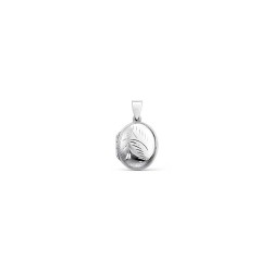20 x 15 mm silver locket pendant