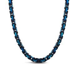Blue combined steel chain 50 + 5 cm