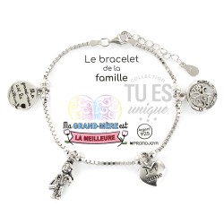 Le Bracelet De La Famille Tu Es Unique Grand-Mere