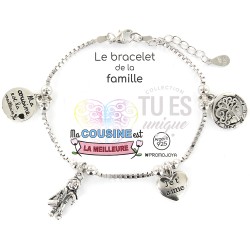 Le Bracelet De La Famille Tu Es Unique Cousine