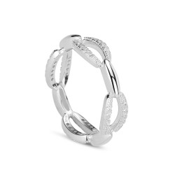 Zirconia link ring with...