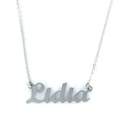 Pendentif My Name Lidia avec chaîne
