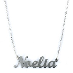Pendentif My Name Noelia avec chaîne