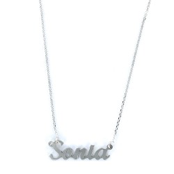 My Name Sonia Pendant With Chain