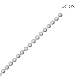 Silver Chain Balls 2.2mm 50cm