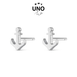 Uno earring plus anchor with pressure closure pair