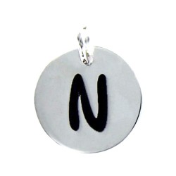 Pendant Letters With Soul N Enamel On 14 Mm Disc