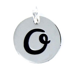 Pendant Letters With Soul Or Enamel On 14 Mm Disc