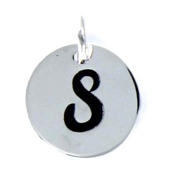 Pendant Letters With Soul S Enamel On 14 Mm Disc