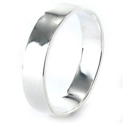 4mm Flat Alliance Silver Ring