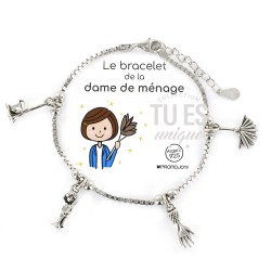 Le Bracelet Tu Es Unique De La Dame De Menage