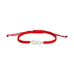 14mm infinity knotted red thread bracelet