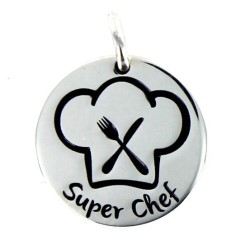 Pendentif Super Chef My Life Disc 18 mm